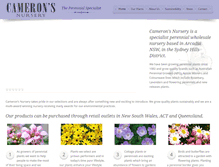 Tablet Screenshot of cameronsnursery.com.au